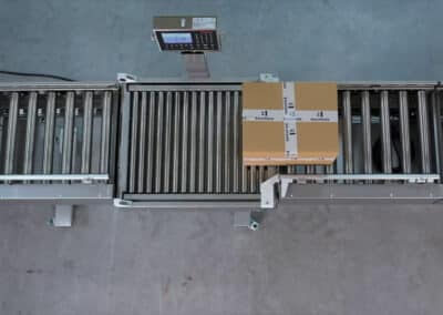 Transport section from above with scale