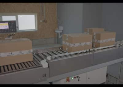 Transport section before transfer